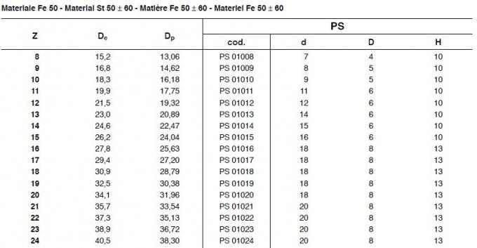 SATI 표준 B 유형 스프로킷과 Platewheel의 유형 25B, 35B, 40B, 41B, 50B, 60B, 80B, 100B, 120B, 140B, 160B