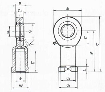 SI. .ES 2RS 막대 끝, 중국 막대 끝 SI6E*, SI8E*, SI10E*, SI12E*, SI15E*, SI17E*, SI20E*