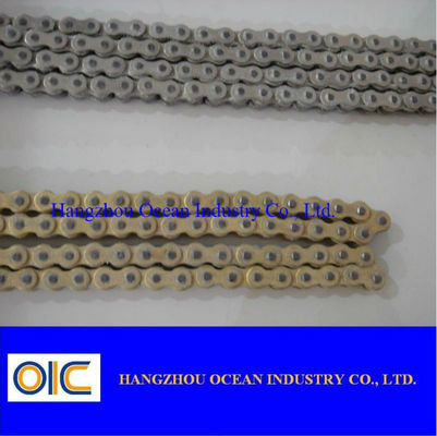 8000 Lbs Tensile Strength Motorcycle Chains 9.53 Mm Outer Width Lightweight and Durable Design 협력 업체